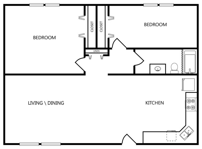 Floorplan - Tribeca Apartments