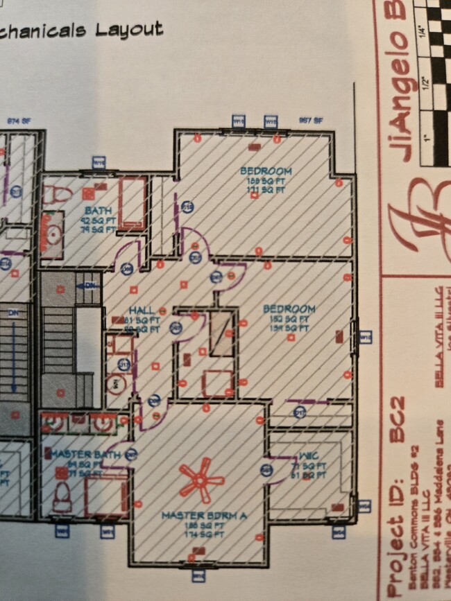 2nd floor plan - 332 Maddalena Ln