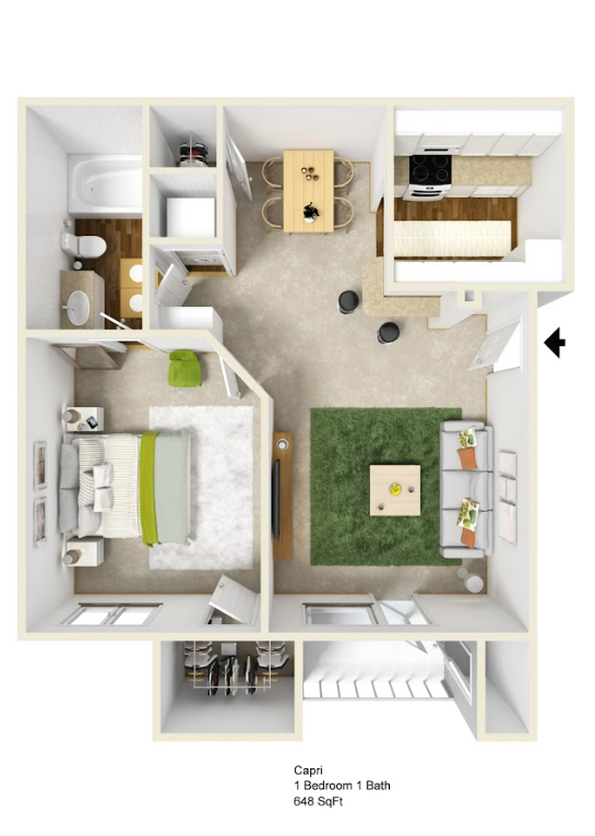 Floorplan - Milano Apartments