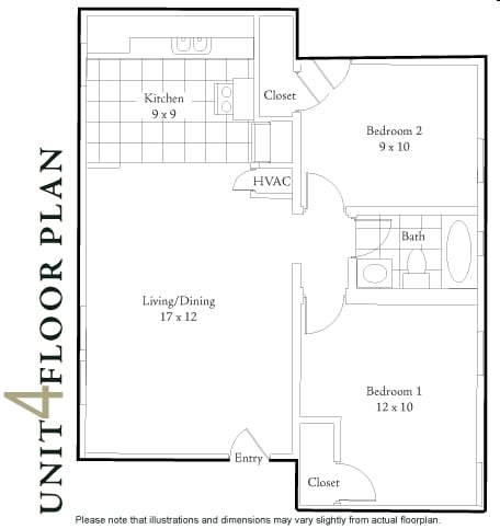2BR/1BA - Bulluck Terrace