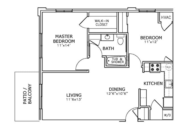 Floorplan - Ridgeview Highlands Apartments & Townhomes 55+