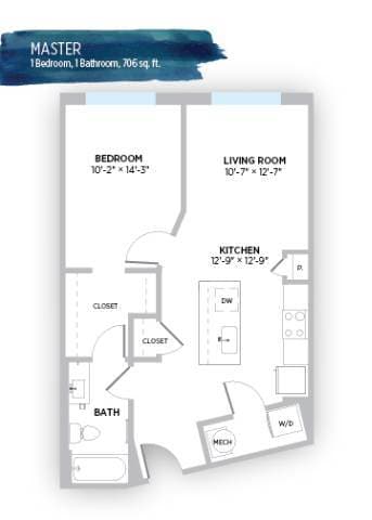 Floorplan - Gallerie Apartments