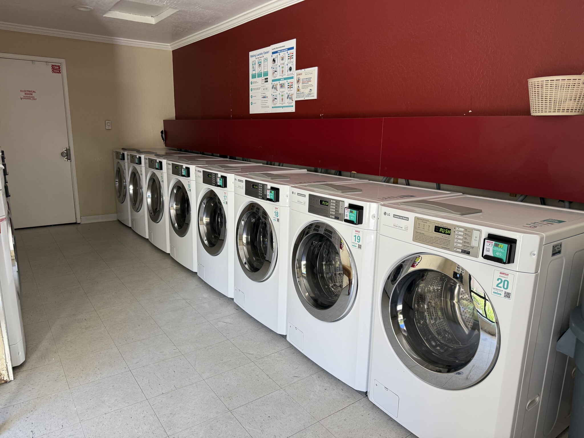 New washers in common laundry walking distance from the apartment - 9005 Alcosta Blvd
