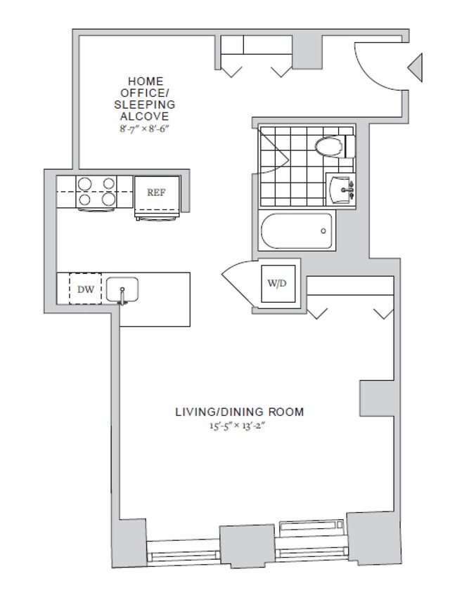 Floorplan - 70 Pine Apartments