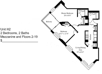 Floorplan - Portside Towers