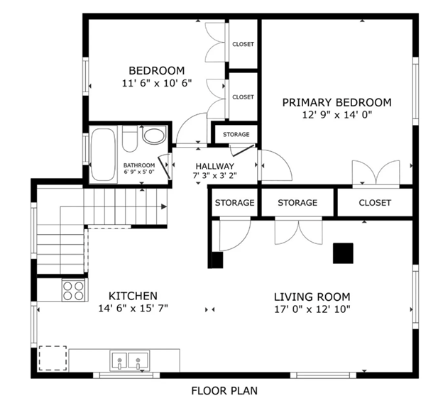 Floor Plan - 4555 Ridgeway Dr