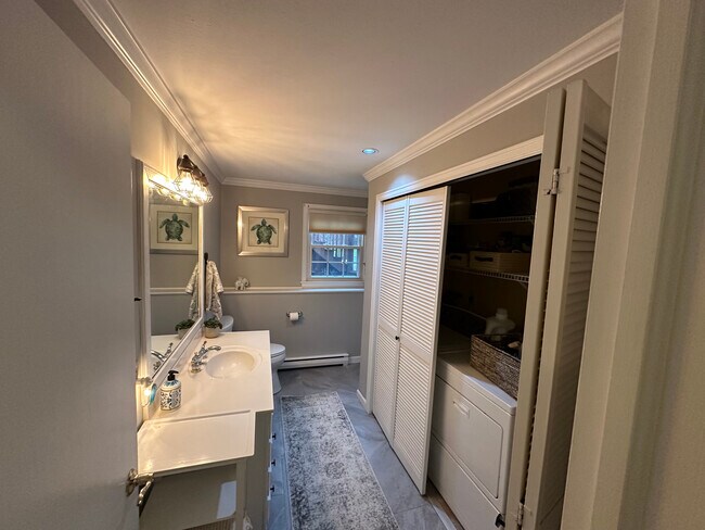 First Floor bath and laundry - 7 Yandow Dr