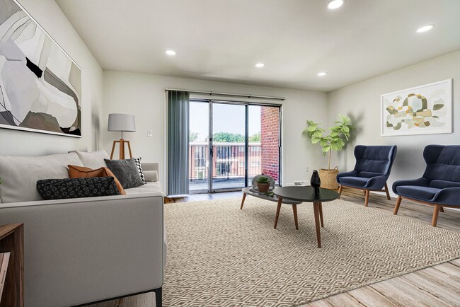 Living Room-Renovated - Fountainview Apartments