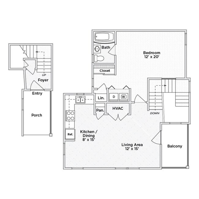 Floorplan - New Village Homes & Whitney Young Townhomes