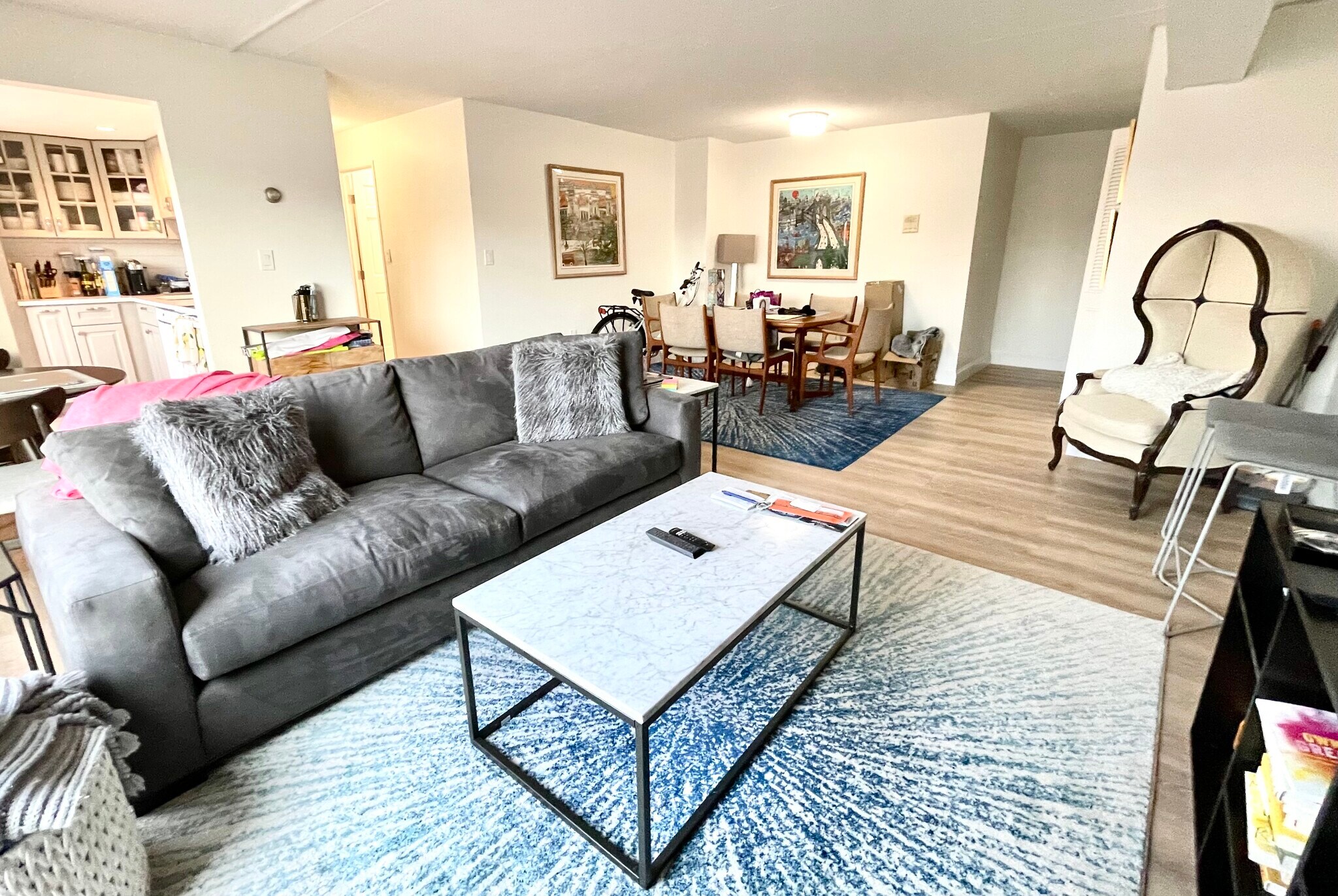 Large living room - 1243 Beacon St