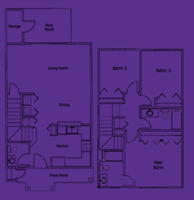 3BR/2BA - Orchid Trace