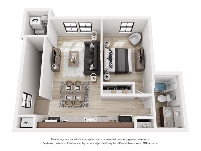 Floorplan - The Residences at Lake Saunders