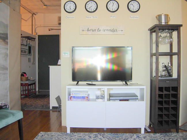 Entry hall and Living Rm Smart TV - 2261 Blake St