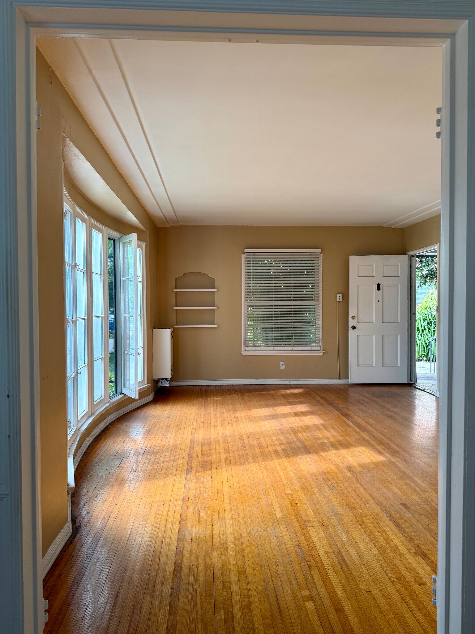 View of Living Room From Kitchen - 346 N Curson Ave