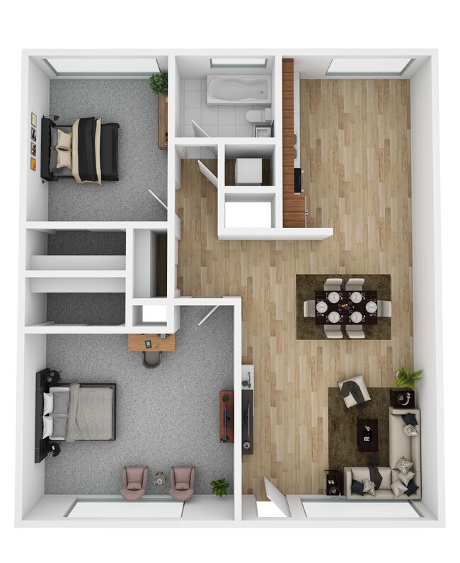 Floorplan - Peavine Peak Apartments