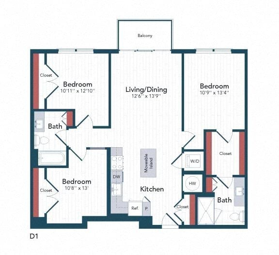 Floorplan - Harwood Flats