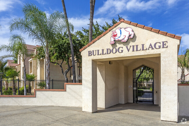 Entrance - Bulldog Village Apartments