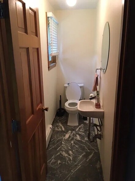 first floor unit - half bath - 229 Chapel St
