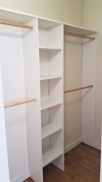 Walk-in closet with light in the Master bedroom - 2104 Folger Ct
