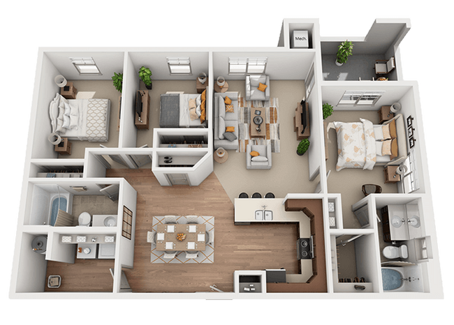 Floorplan - Foothill Lofts Apartments and  Townhomes