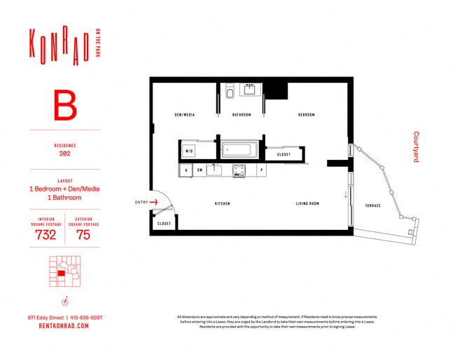 Floorplan - Konrad on the Park