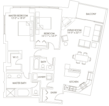 2BR/2BA - Grand Bend at Green Bay