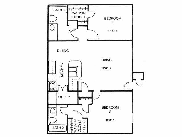 2BR/2BA - Vista Meadows