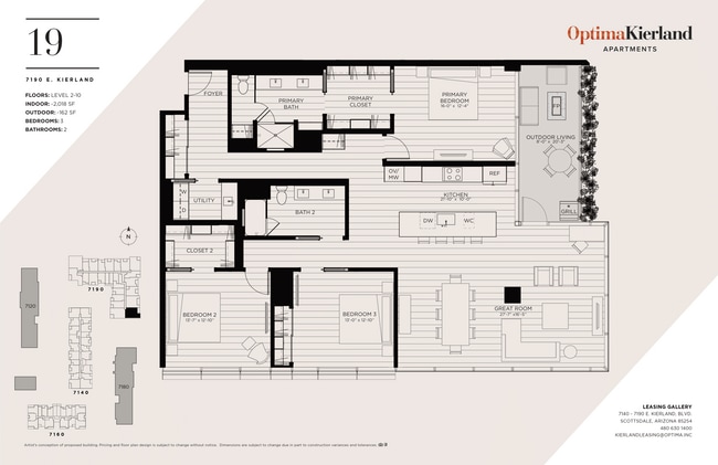 Floorplan - Optima Kierland Tower III