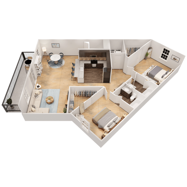 Floorplan - Bass Lofts Apartments