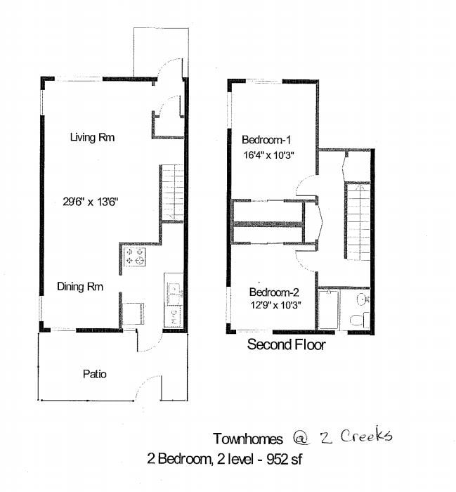 Floorplan - Townhomes at Two Creeks