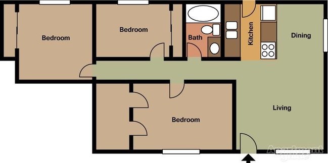 Floorplan - Donovan Village Apartments