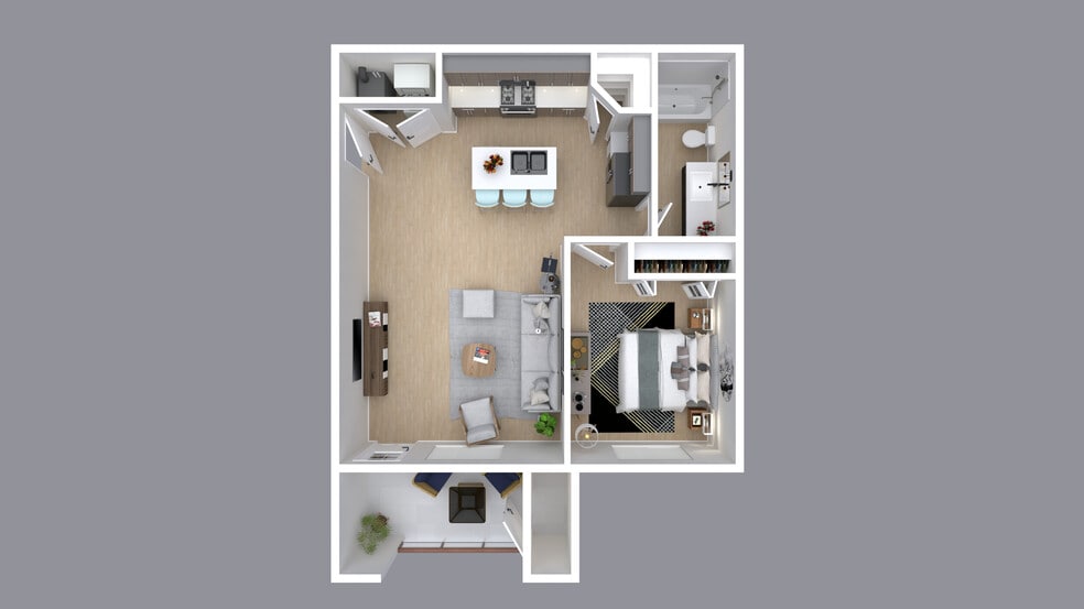 1 Bedroom - Kuna Commons
