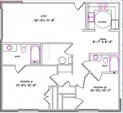 Plan 3 - Chapman Place Apartments