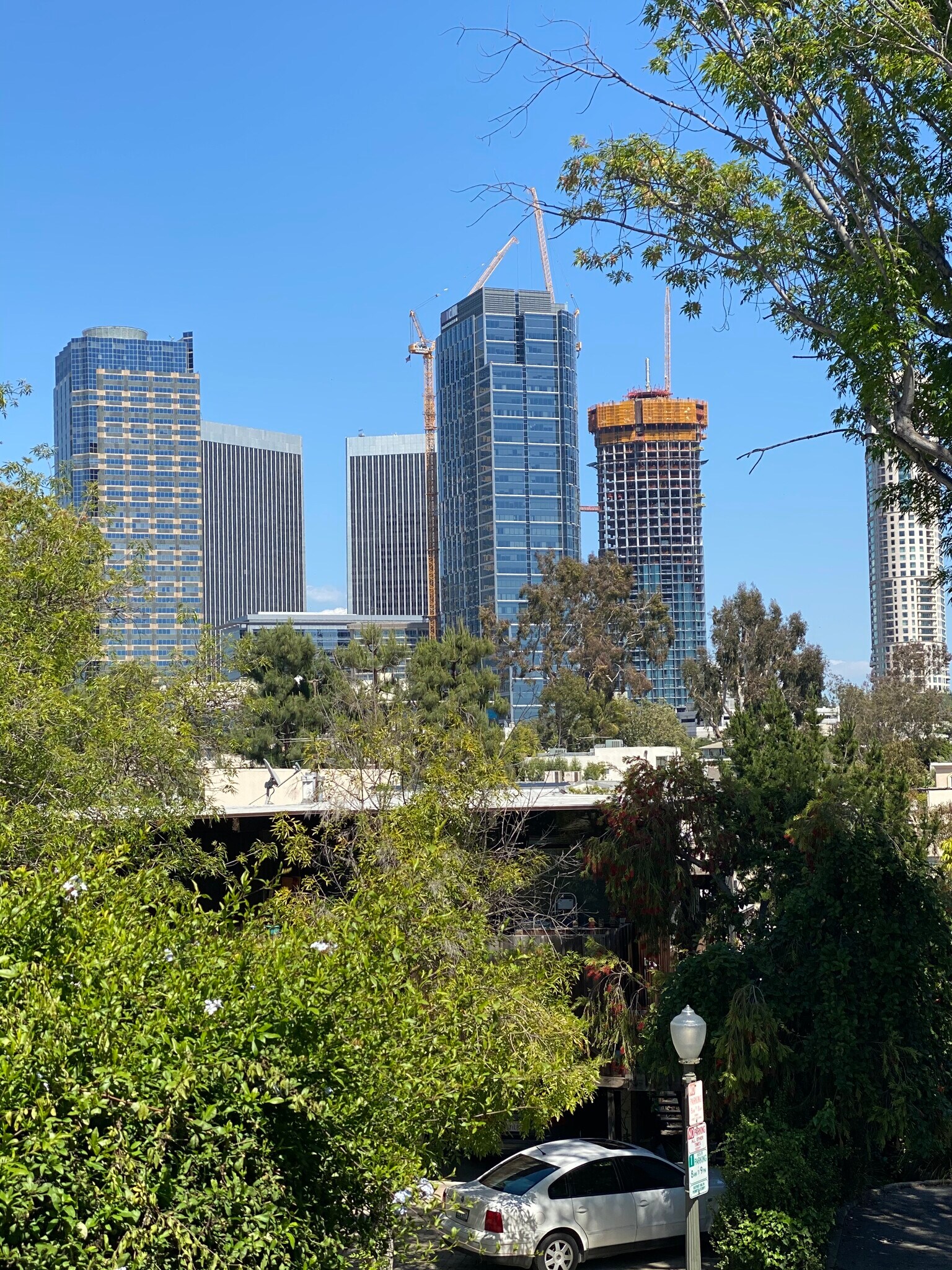 Yes! This is your view of Century City from inside the apartment. - 1859 1/2 Pandora Ave