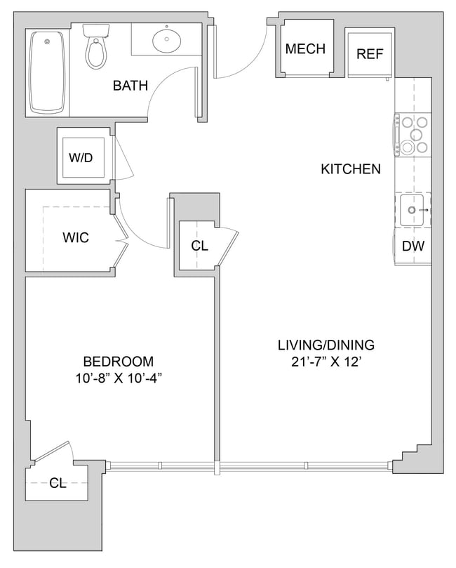 Floorplan - The Modern at Art Place