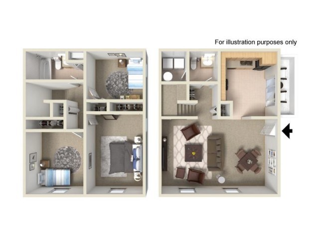 Floorplan - Black Bear Creek Apartments