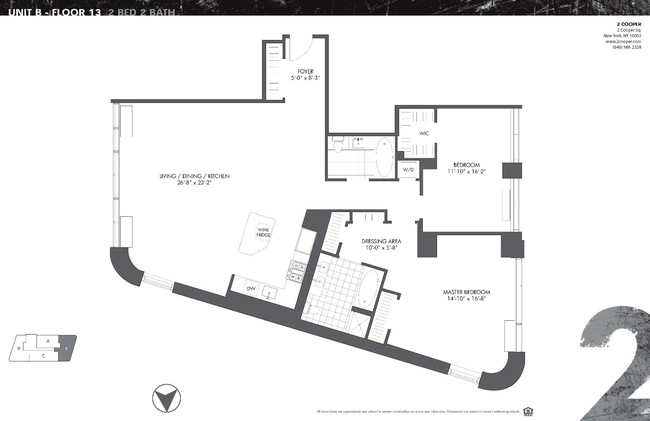 Floorplan - 2 Cooper Square