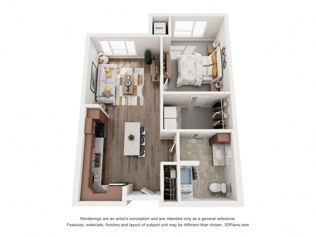 Floorplan - The Quill 55+ Apartments