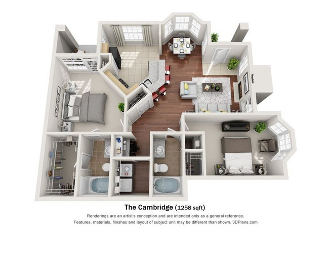 Floorplan - Stone Manor Apartments