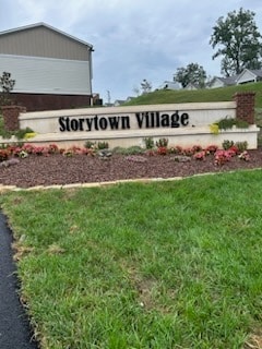 Entrance to the townhome develpment - 100 Storytown Vlg