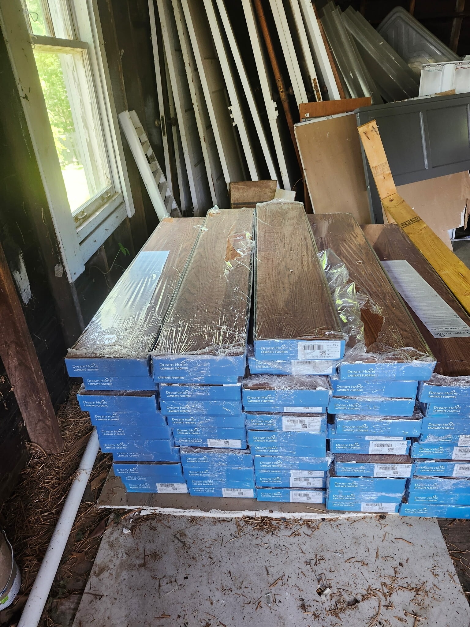 Had over 50 boxes, 25 boxes installed in the house. 25 left to remain in garage! - 8330 Clough Pike