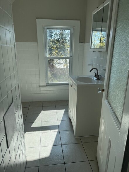 Bathroom - new cabinet - 76 Washington Ave