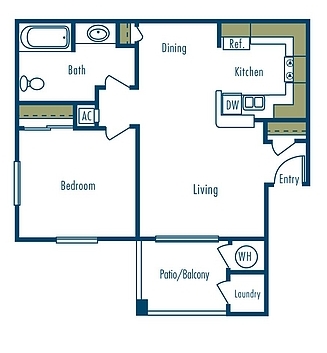 1BR/1BA - Lincoln Creek