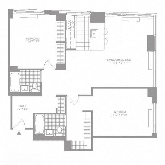 Floorplan - 111 Worth