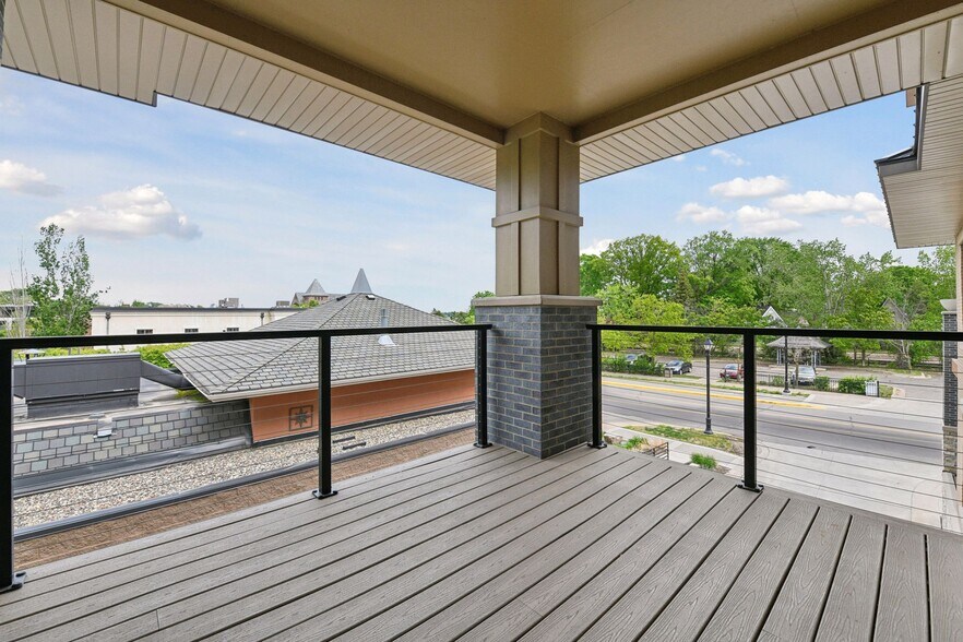 Private, covered deck perfect for grilling, entertaining, or enjoying the views - 222 Ferndale Rd S
