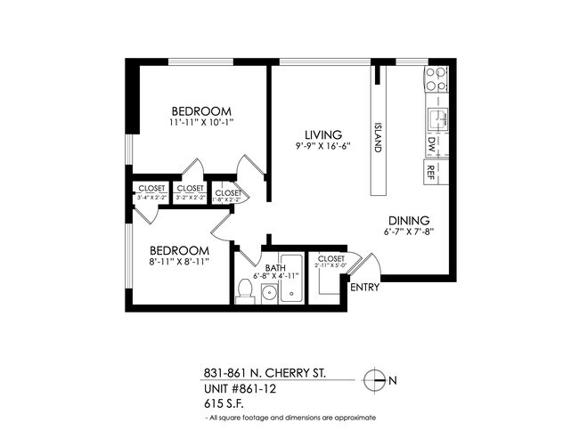 Floorplan - 831-861 Cherry
