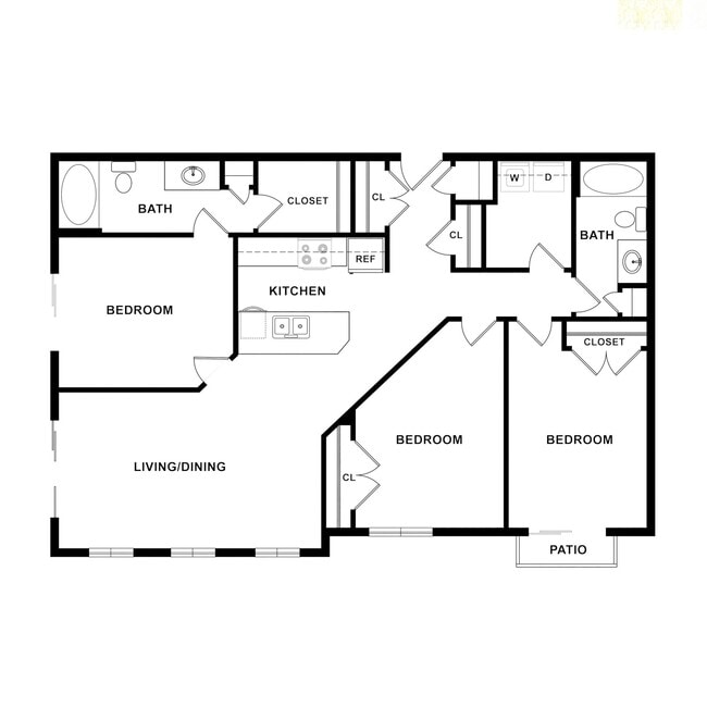 Floorplan - Ashley Square at SouthPark