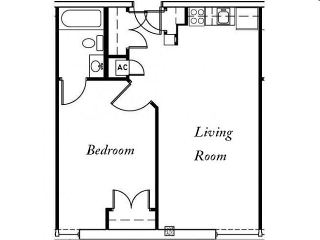 1BR/1BA - Flint Goodridge