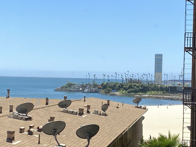 View from bedroom and work space - 1030 E Ocean Blvd