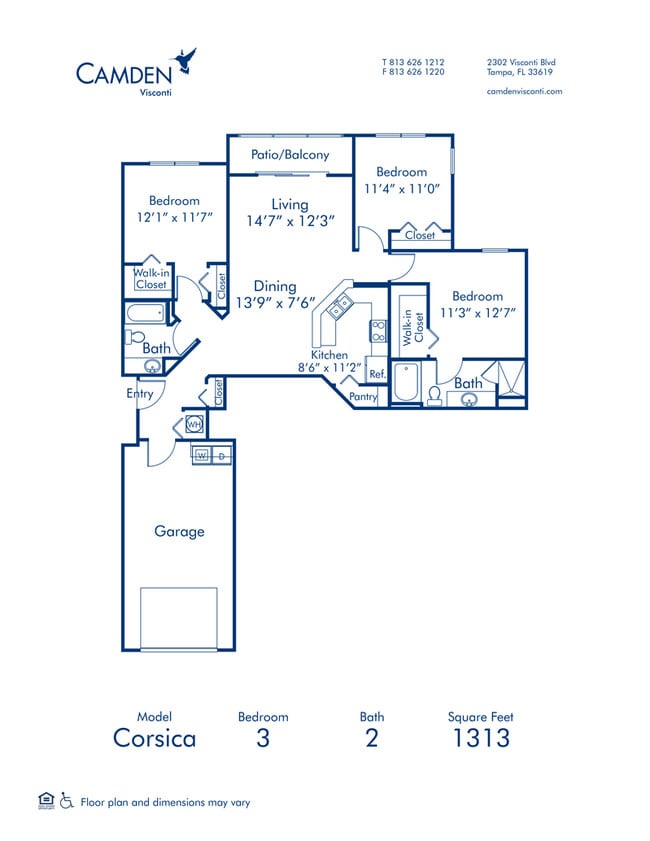 Floorplan - Camden Visconti